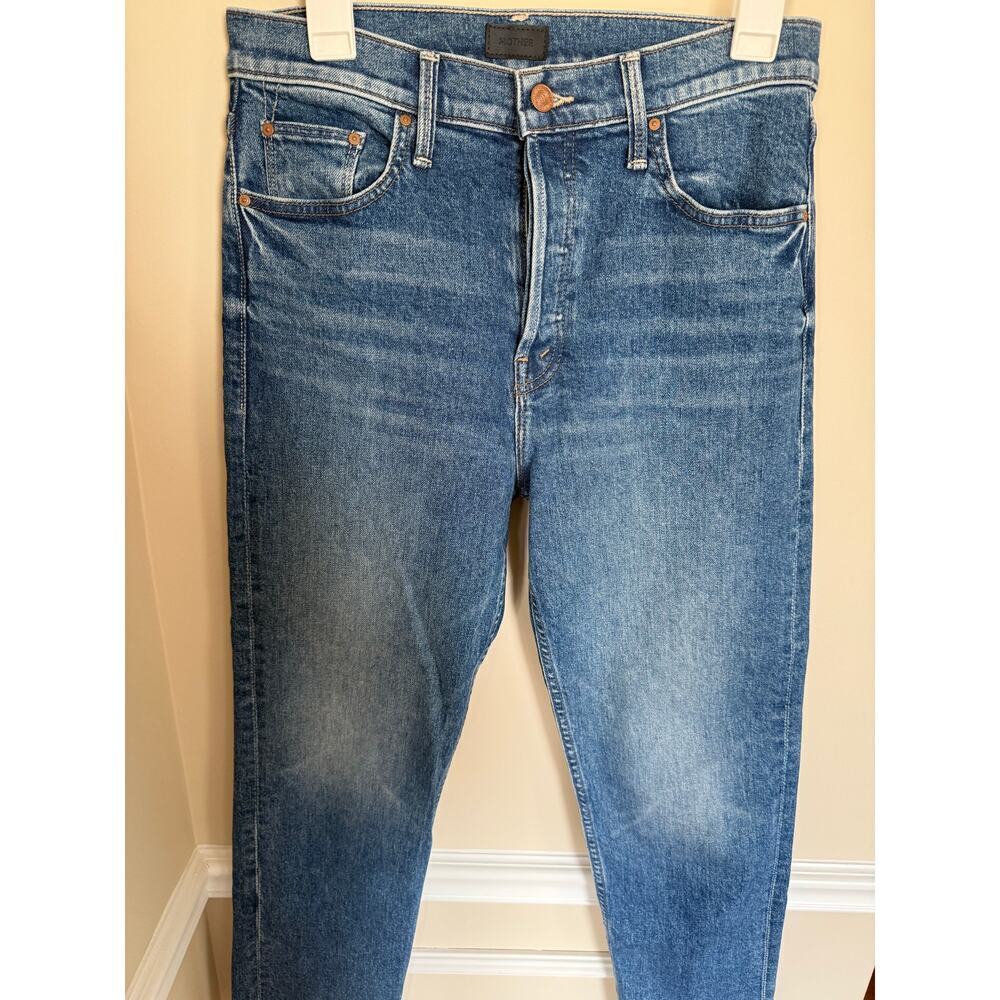 NWOT Mother The TomCat Frayed Ankle Jean Button Fly Sz 29 - Picture 5 of 13